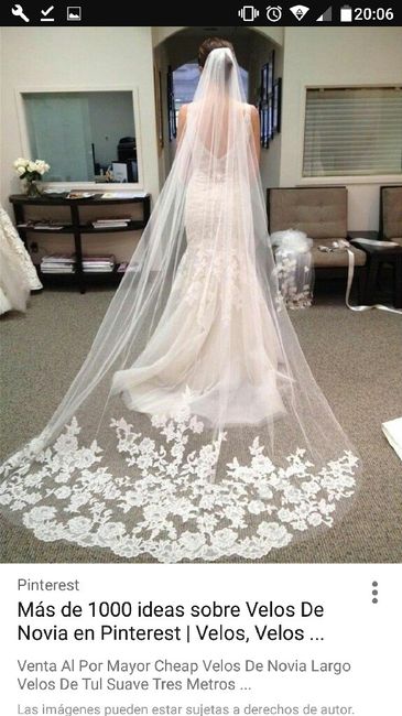 Que velo os gusta más para este vestido? - 1