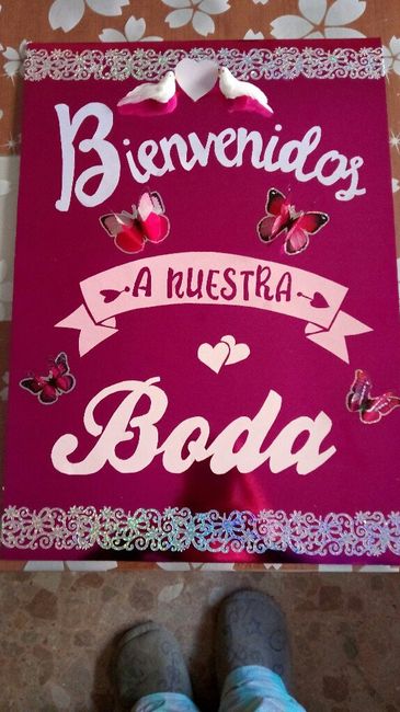 Carteles bienvenida boda - 1