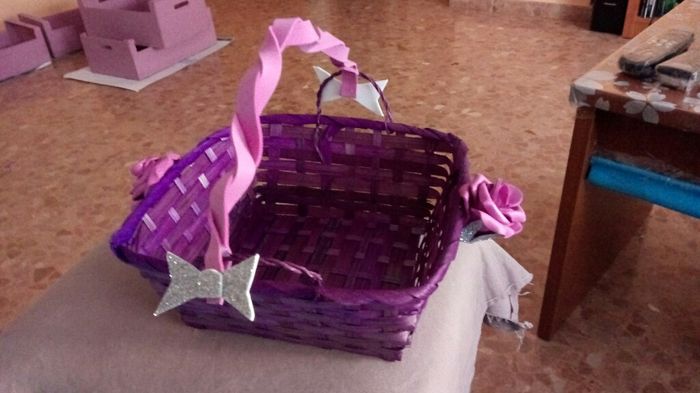 Cestitas para niñas pétalos - 1