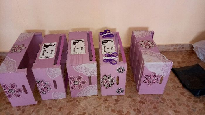 Mis botes decorados... donde ponerlos? - 3