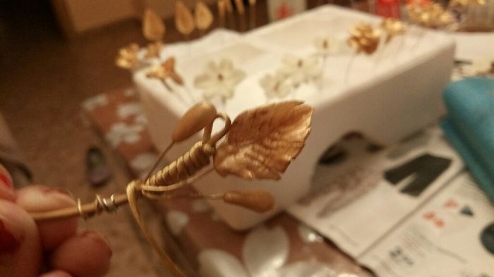Tocado porcelana fria hecho por mi. - 6