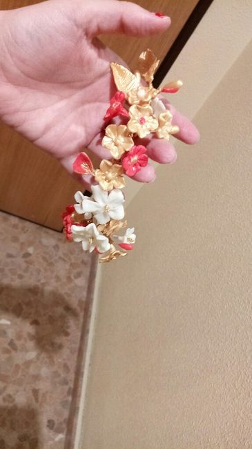 Tocado porcelana fria hecho por mi. - 9