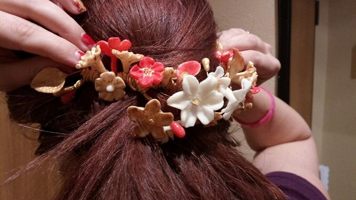 Tocado porcelana fria hecho por mi. - 15