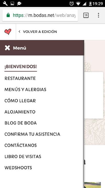 Los que ven la web de boda pueden ver mi perfil? - 1