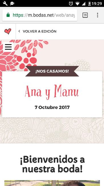 Los que ven la web de boda pueden ver mi perfil? - 1