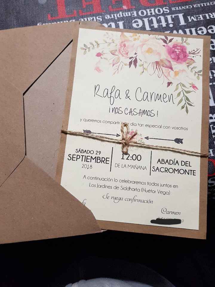 Mis invitaciones Diy! - 1