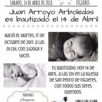 Recordatorio bautizo