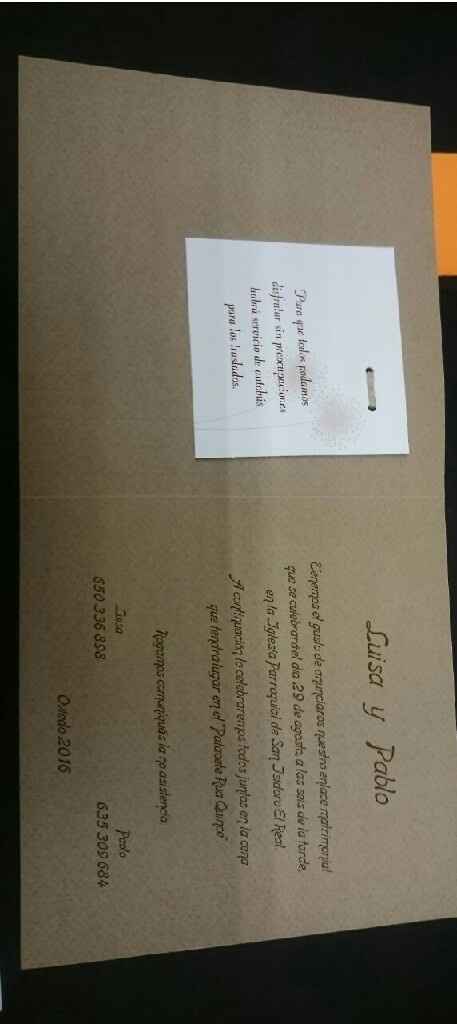 Invitaciones diente de leon - 1