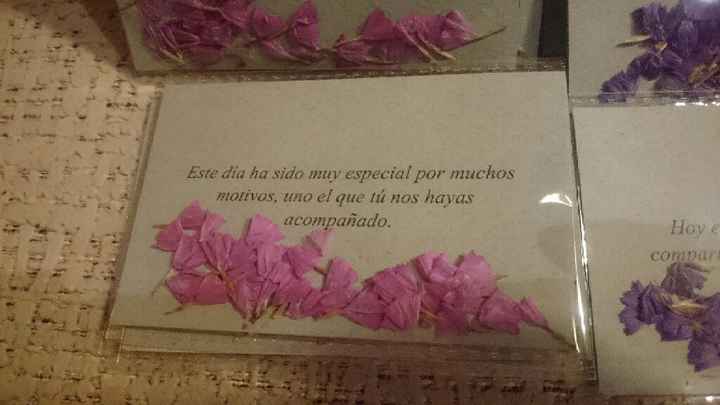 Tarjeta gracias con flores - 2