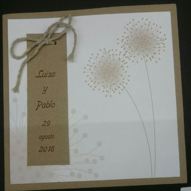 Invitaciones diente de leon - 2