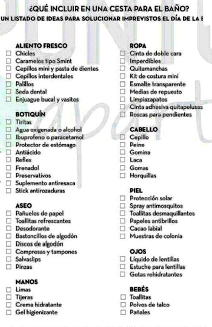 Cositas para dejar en el baño - 1