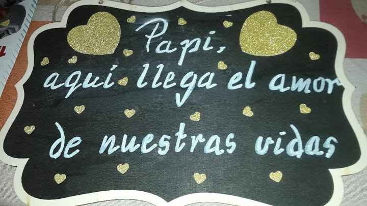 Carteles ya viene la novia - 1