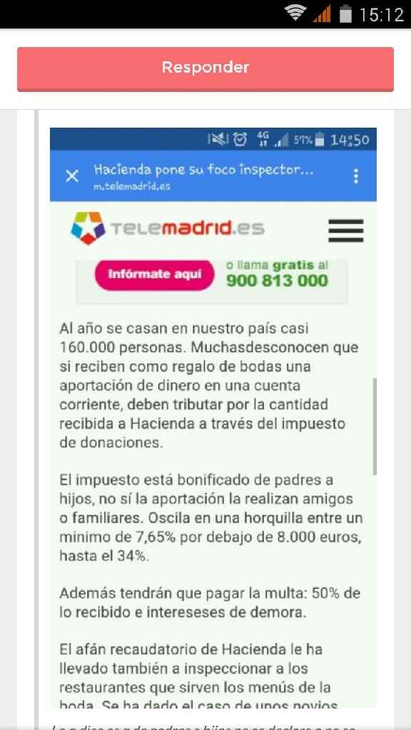 Número de cuenta en la invitación... - 1