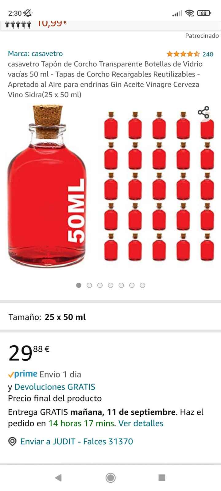 Botellitas vacias - 1