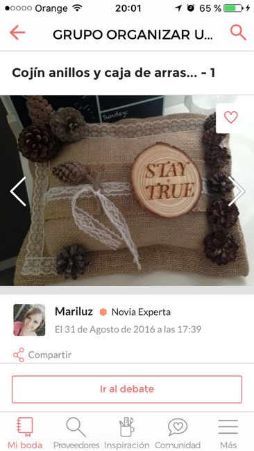 Cojin anillos! - 2