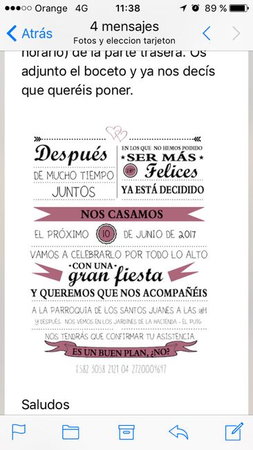 Nuestras invitaciones ! - 1