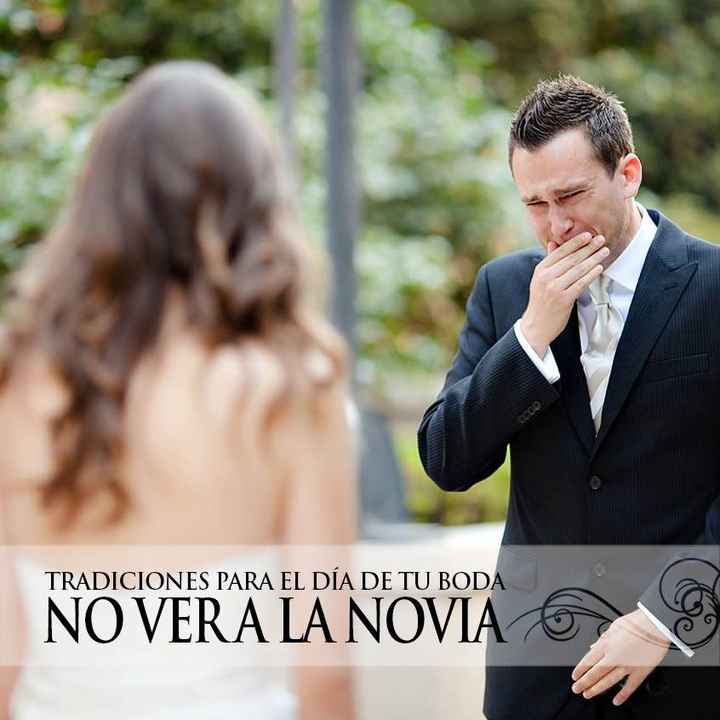 No ver a la novia: