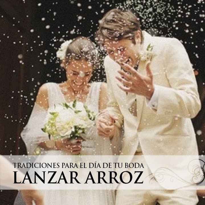 Lanzar arroz: