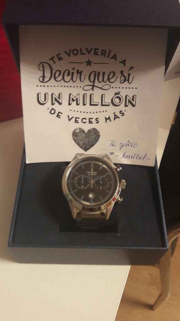 Nuestras alianzas y el reloj para él!😍 - 1