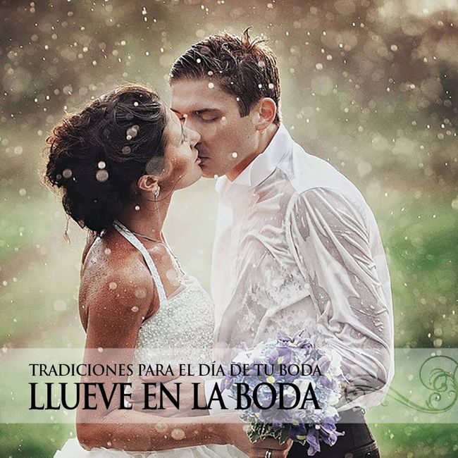 Llueve en la boda: