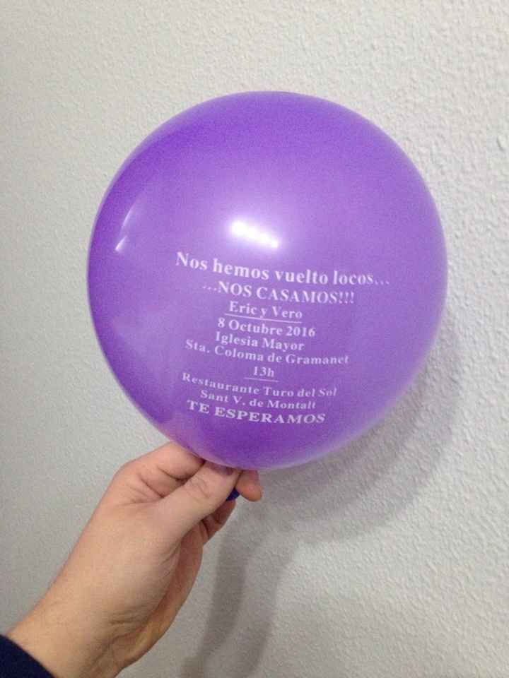 Nuestras incitaciones con globo!! - 8