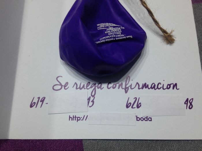 Nuestras incitaciones con globo!! - 6