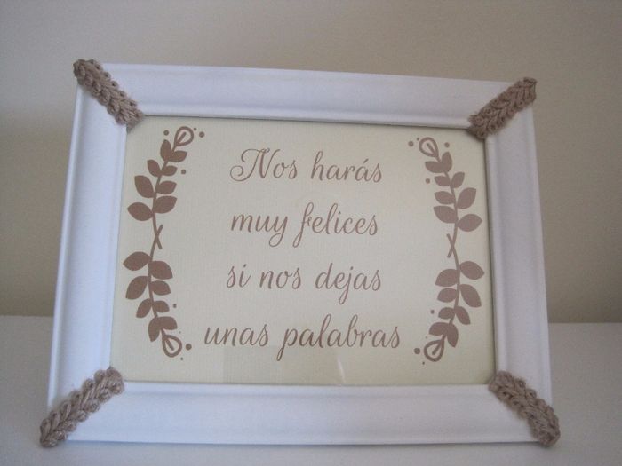 Marco libro de firmas