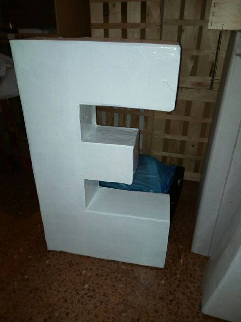 Letras gigantes casi terminadas!! - 2
