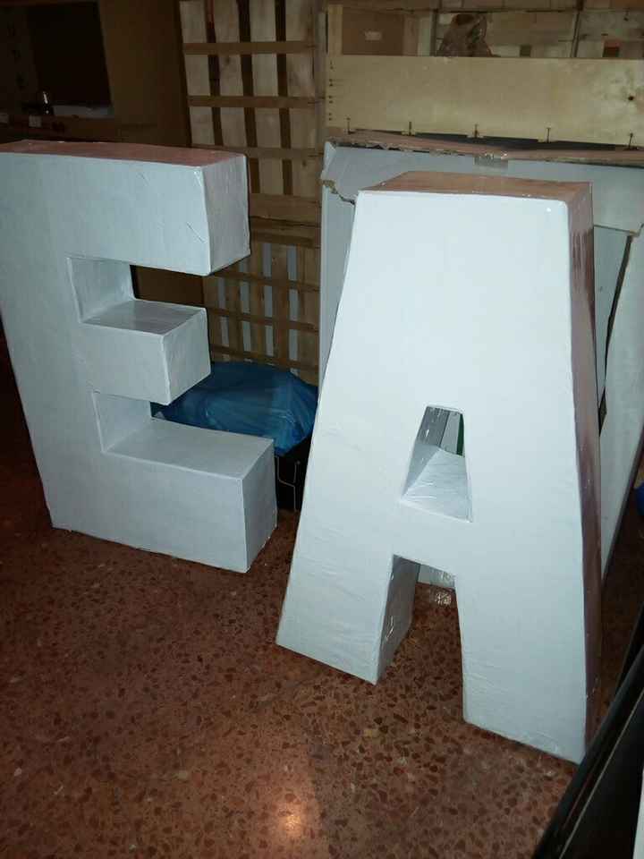 Letras gigantes casi terminadas!! - 1