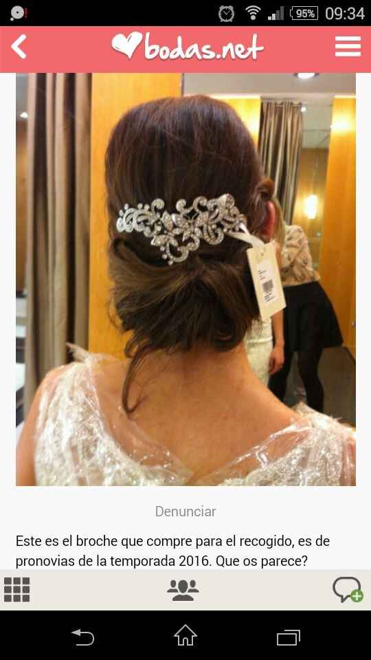 Tocado pronovias - 1