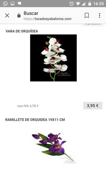  Flores para el pelo "años 40" para una invitada - 1