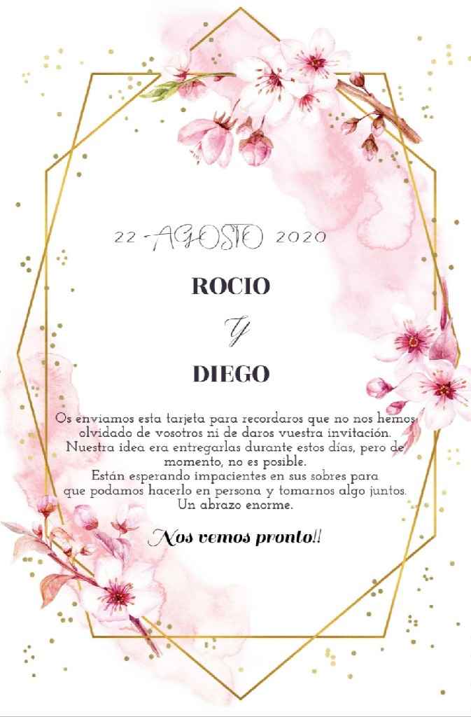 Invitaciones aplazadas?? - 1