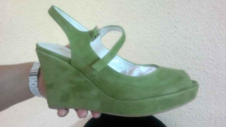mis zapatos verdes de novia