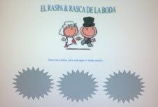 El Raspa y Gana de la boda