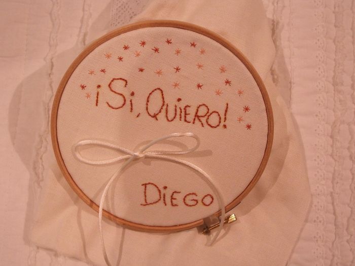 uno de los bastidores para mis anillos