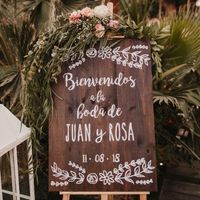 Cartel de bienvenidos