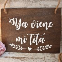 Cartel de ya viene la tita
