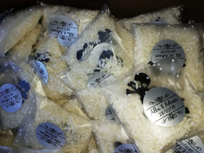 Arroz y confetti calaveras 