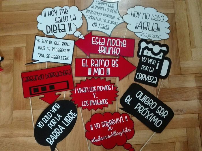 Necesito bocadillos photocall 5