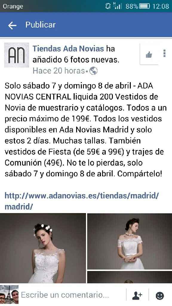 Fin de semana Outlet Ada Novias Madrid - 1