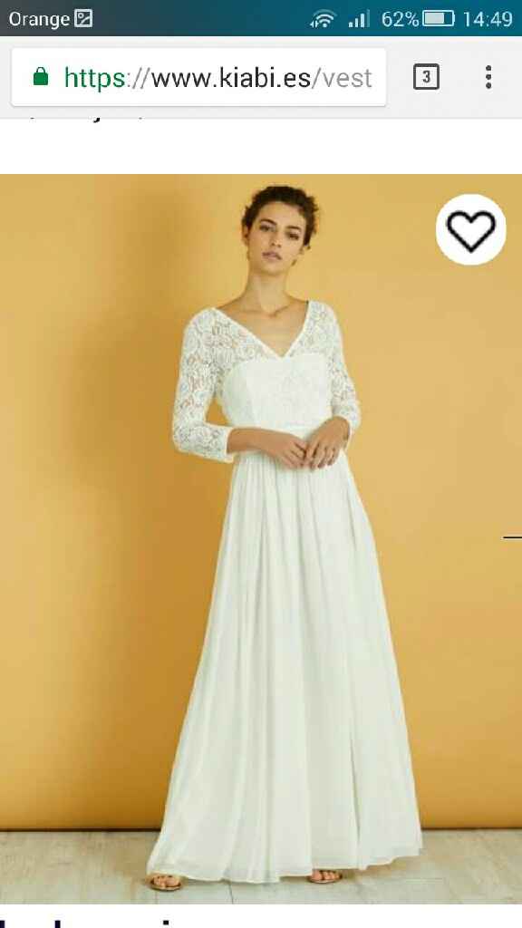 Vestido novia informal - 1