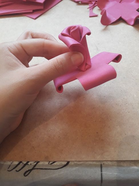 Rosas de goma eva diy - 17