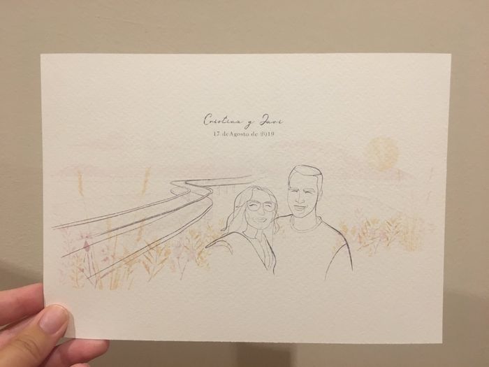 Invitaciones con dibujo personalizado - 1