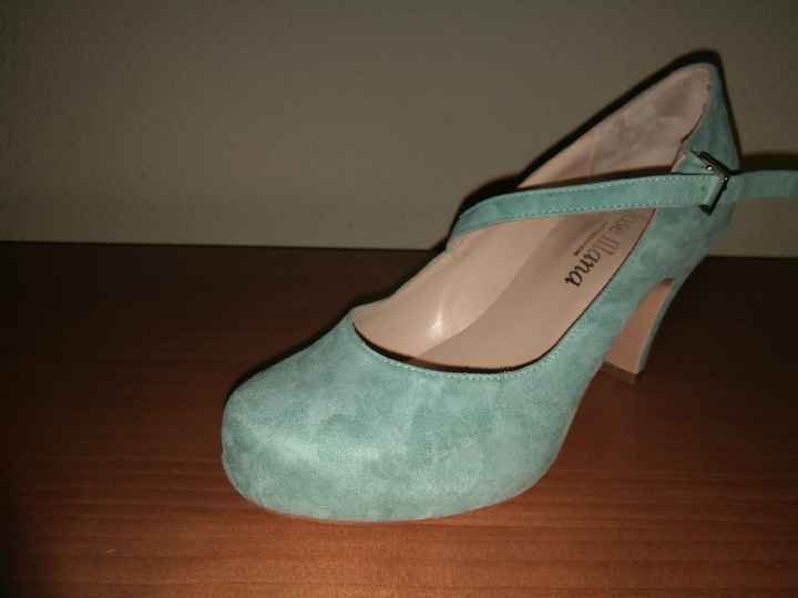Mis zapatos verde mar - 1