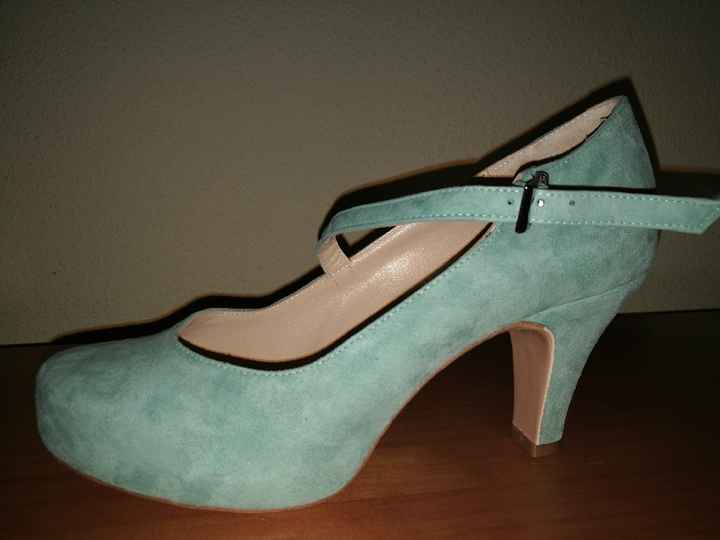 Mis zapatos verde mar - 2
