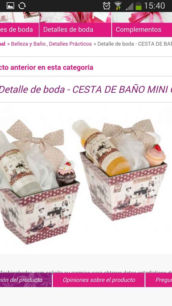 Cestas baño regalo invitados - 1