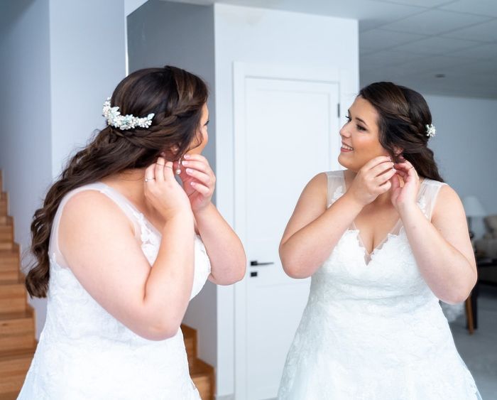 Nuestro peinado de la boda. 5