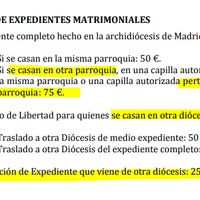 Tasa vicaría Madrid _ expediente matrimonial 2021 - 1