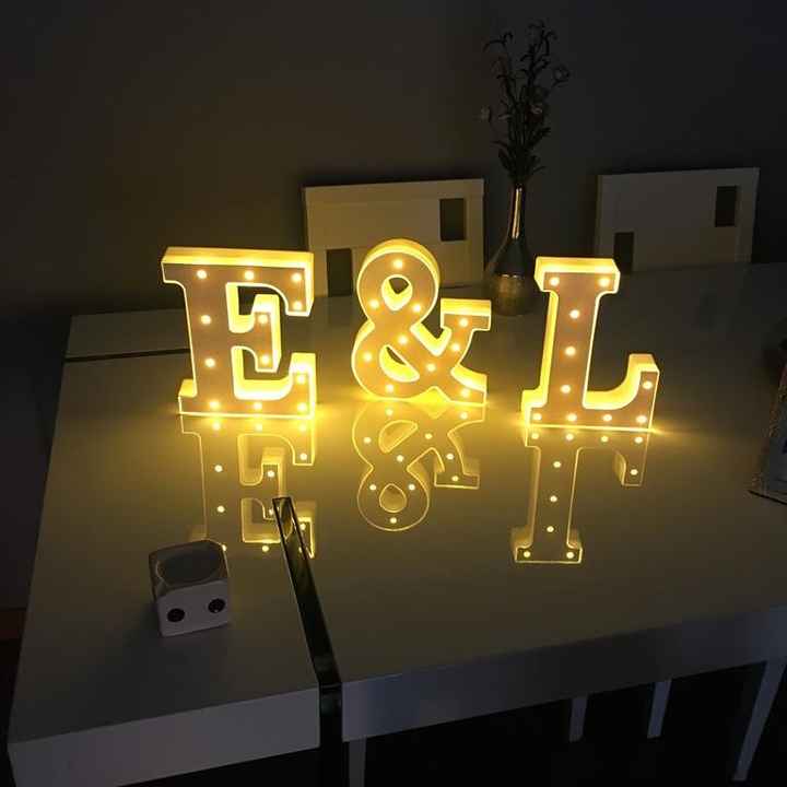 Letras luminosas candy bar - 1