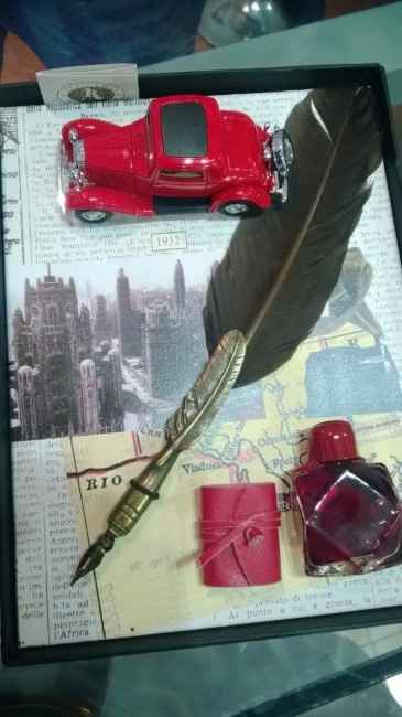 regalo primo/hermano pluma